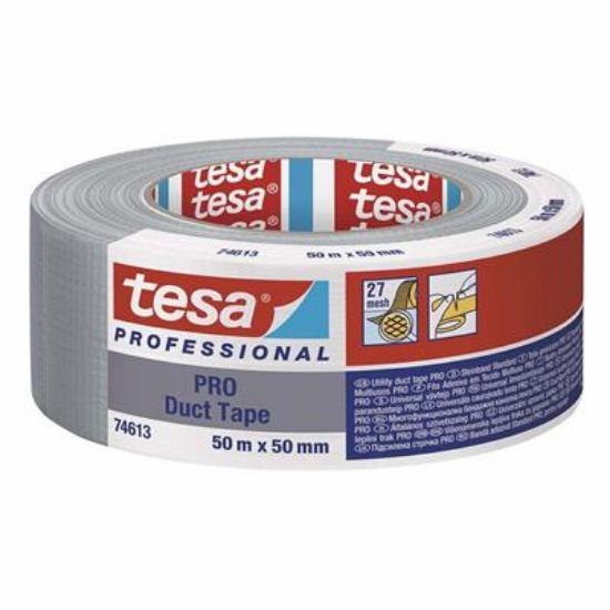 Billede af Lærredstape Tesa 74613 grå 50mmx50m.