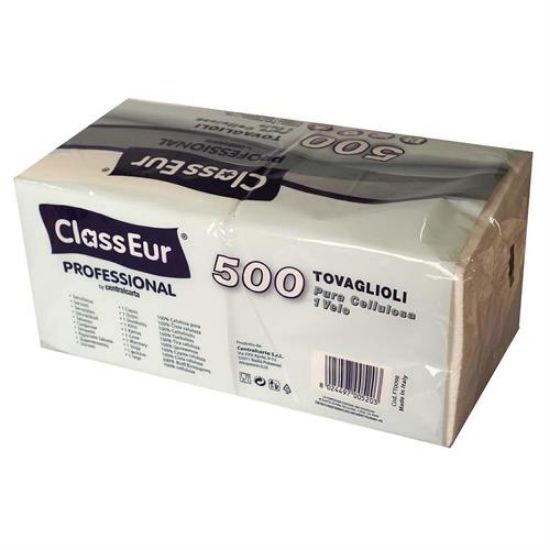 Billede af Servietter 33x33 1-lags hvid (10)