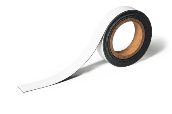 Billede af Magnetbånd 30mm x 5m hvid
