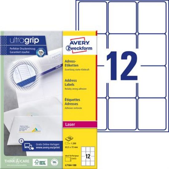 Billede af Laserlabel Avery L7164-100