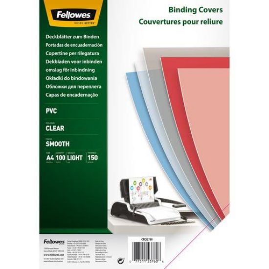 Billede af Plastforside A4 150 mic. klar (100)
