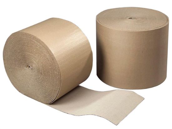 Billede af Bølgepap brun 60cm x 70m