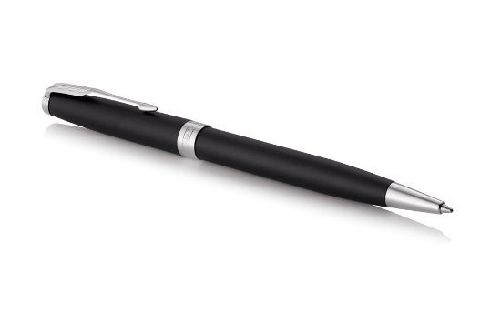 Billede af Kuglepen Parker Sonnet Matte Black P.T.