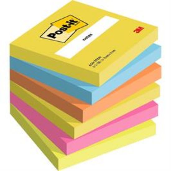 Billede af Memoblok Post-it 654 Neon (6)