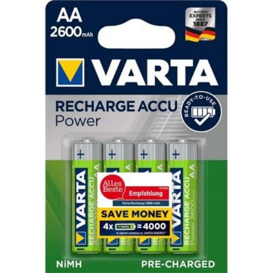 Billede af Batteri Varta genopladelig AA
